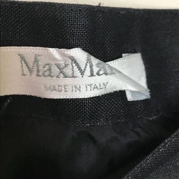 MaxMara Sz 6 Italian Black Skirt - Picture 4 of 5